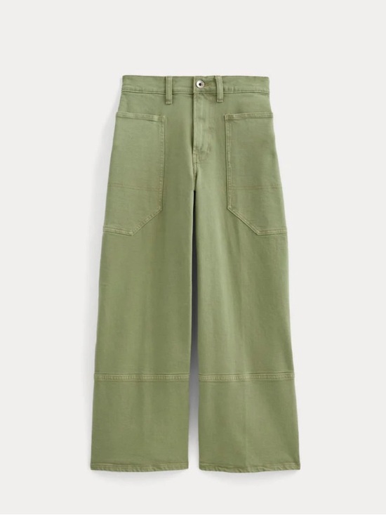Everlane Denim - NWT EVERLANE Way High Gardener Cropped Jeans in Oil Green 23